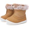 imageBMCiTYBM Baby Boy Girl Snow Boots Waterproof Winter Warm Booties Nonslip Lightweight Outdoor Shoes for First Walkers 6 9 12 18 24 MonthsInfantToddlerA3camel