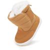imageBMCiTYBM Baby Boy Girl Snow Boots Waterproof Winter Warm Booties Nonslip Lightweight Outdoor Shoes for First Walkers 6 9 12 18 24 MonthsInfantToddlerA4camel