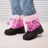 imageBMCiTYBM Toddler Snow Boots Boys Girls Waterproof Winter Boots High Top Outdoor Warm Shoes for Cold Weather ToddlerLittle KidApink