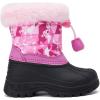 imageBMCiTYBM Toddler Snow Boots Boys Girls Waterproof Winter Boots High Top Outdoor Warm Shoes for Cold Weather ToddlerLittle KidApink
