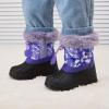 imageBMCiTYBM Toddler Snow Boots Boys Girls Waterproof Winter Boots High Top Outdoor Warm Shoes for Cold Weather ToddlerLittle KidApurple