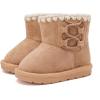imageBMCiTYBM Girls Boys Snow Boots Warm Winter Fur Lined Baby Shoes InfantToddlerLittle Kid92khaki