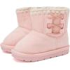 imageBMCiTYBM Girls Boys Snow Boots Warm Winter Fur Lined Baby Shoes InfantToddlerLittle Kid92pink