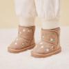 imageBMCiTYBM Girls Boys Snow Boots Warm Winter Fur Lined Baby Shoes InfantToddlerLittle Kid93khaki