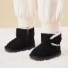 imageBMCiTYBM Girls Boys Snow Boots Warm Winter Fur Lined Baby Shoes InfantToddlerLittle Kid98black