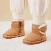 imageBMCiTYBM Girls Boys Snow Boots Warm Winter Fur Lined Baby Shoes InfantToddlerLittle Kid98camel