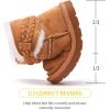 imageBMCiTYBM Girls Boys Snow Boots Warm Winter Fur Lined Baby Shoes InfantToddlerLittle Kid98camel