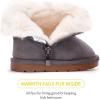 imageBMCiTYBM Girls Boys Snow Boots Warm Winter Fur Lined Baby Shoes InfantToddlerLittle Kid98grey