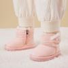 imageBMCiTYBM Girls Boys Snow Boots Warm Winter Fur Lined Baby Shoes InfantToddlerLittle Kid98pink