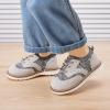 imageBMCiTYBM Toddler Boys Girls Slip On Shoes Comfortable Walking Sneakers Mesh Oxford Casual Dress Shoes School Uniform LoafersBgrey
