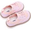 imageBMCiTYBM Toddler Boys Girls Slip On Shoes Comfortable Walking Sneakers Mesh Oxford Casual Dress Shoes School Uniform LoafersBpink