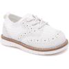 imageBMCiTYBM Toddler Boys Girls Slip On Shoes Comfortable Walking Sneakers Mesh Oxford Casual Dress Shoes School Uniform LoafersBwhite
