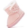 imageBMCiTYBM Girls Boys Snow Boots Warm Winter Fur Lined Baby Shoes InfantToddlerLittle Kid98pink