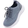 imageBMCiTYBM Toddler Boys Girls Slip On Shoes Comfortable Walking Sneakers Mesh Oxford Casual Dress Shoes School Uniform LoafersAgrey