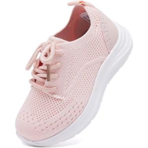 imageBMCiTYBM Toddler Boys Girls Slip On Shoes Comfortable Walking Sneakers Mesh Oxford Casual Dress Shoes School Uniform LoafersApink