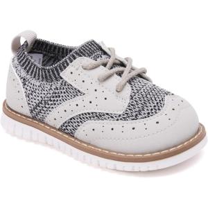 imageBMCiTYBM Toddler Boys Girls Slip On Shoes Comfortable Walking Sneakers Mesh Oxford Casual Dress Shoes School Uniform LoafersBgrey