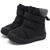 imageBMCiTYBM Toddler Baby Winter Snow Boots Boy Girl Faux Fur Warm Non Slip First Walking Infant Shoes93black
