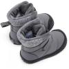 imageBMCiTYBM Toddler Baby Winter Snow Boots Boy Girl Faux Fur Warm Non Slip First Walking Infant Shoes93grey