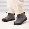 imageBMCiTYBM Toddler Baby Winter Snow Boots Boy Girl Faux Fur Warm Non Slip First Walking Infant Shoes94grey