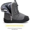 imageBMCiTYBM Toddler Baby Winter Snow Boots Boy Girl Faux Fur Warm Non Slip First Walking Infant Shoes95grey