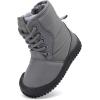 imageBMCiTYBM Toddler Baby Winter Snow Boots Boy Girl Faux Fur Warm Non Slip First Walking Infant Shoes95grey