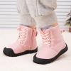 imageBMCiTYBM Toddler Baby Winter Snow Boots Boy Girl Faux Fur Warm Non Slip First Walking Infant Shoes95pink