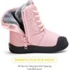 imageBMCiTYBM Toddler Baby Winter Snow Boots Boy Girl Faux Fur Warm Non Slip First Walking Infant Shoes95pink