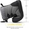 imageBMCiTYBM Toddler Baby Winter Snow Boots Boy Girl Faux Fur Warm Non Slip First Walking Infant Shoes97grey
