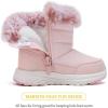 imageBMCiTYBM Toddler Snow Boots Girls Boys Warm Winter10pink