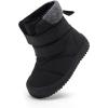 imageBMCiTYBM Toddler Baby Winter Snow Boots Boy Girl Faux Fur Warm Non Slip First Walking Infant Shoes93black