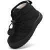 imageBMCiTYBM Toddler Baby Winter Snow Boots Boy Girl Faux Fur Warm Non Slip First Walking Infant Shoes94black