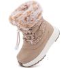 imageBMCiTYBM Toddler Snow Boots Girls Boys Warm Winter12camel