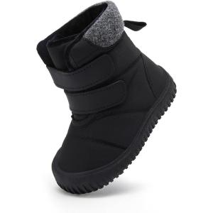 imageBMCiTYBM Toddler Baby Winter Snow Boots Boy Girl Faux Fur Warm Non Slip First Walking Infant Shoes93black