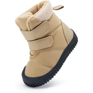 imageBMCiTYBM Toddler Baby Winter Snow Boots Boy Girl Faux Fur Warm Non Slip First Walking Infant Shoes93camel