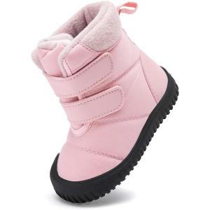 imageBMCiTYBM Toddler Baby Winter Snow Boots Boy Girl Faux Fur Warm Non Slip First Walking Infant Shoes93pink