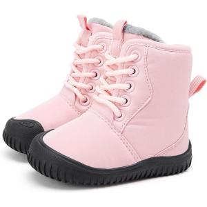 imageBMCiTYBM Toddler Baby Winter Snow Boots Boy Girl Faux Fur Warm Non Slip First Walking Infant Shoes95pink