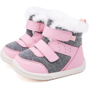 imageBMCiTYBM Toddler Baby Winter Snow Boots Boy Girl Faux Fur Warm Non Slip First Walking Infant Shoes96pink