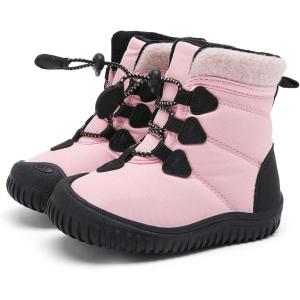 imageBMCiTYBM Toddler Baby Winter Snow Boots Boy Girl Faux Fur Warm Non Slip First Walking Infant Shoes97pink