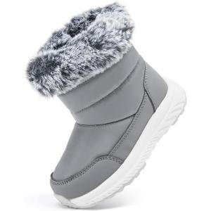 imageBMCiTYBM Toddler Snow Boots Girls Boys Warm Winter10grey