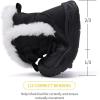 imageBMCiTYBM Baby Snow Boots Boys Girls Winter Infant Shoes AntiSlip 6 9 12 18 24 Months Faux Fur3black
