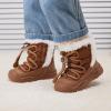 imageBMCiTYBM Baby Snow Boots Boys Girls Winter Infant Shoes AntiSlip 6 9 12 18 24 Months Faux Fur3camel