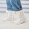imageBMCiTYBM Baby Snow Boots Boys Girls Winter Infant Shoes AntiSlip 6 9 12 18 24 Months Faux Fur3white