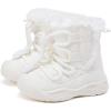 imageBMCiTYBM Baby Snow Boots Boys Girls Winter Infant Shoes AntiSlip 6 9 12 18 24 Months Faux Fur3white