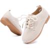 imageBMCiTYBM Toddler Girl Dressy Shoes Comfortable Knit Casual Oxford Shoes School Uniform Loafer FlatsAcamel