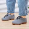 imageBMCiTYBM Toddler Girl Dressy Shoes Comfortable Knit Casual Oxford Shoes School Uniform Loafer FlatsAgrey