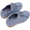 imageBMCiTYBM Toddler Girl Dressy Shoes Comfortable Knit Casual Oxford Shoes School Uniform Loafer FlatsAgrey