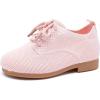 imageBMCiTYBM Toddler Girl Dressy Shoes Comfortable Knit Casual Oxford Shoes School Uniform Loafer FlatsApink