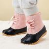 imageBMCiTYBM Toddler Winter Boots Waterproof Duck Snow Boots Boys Girls High Top Outdoor Warm Shoes for Cold Weather ToddlerLittle KidsPink