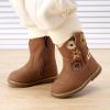 imageBMCiTYBM Baby Cowboy Cowgirl Boots Infant Western Shoes Boys Girls Round Toe Boots All Seasons 624 MonthsAbrown