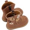 imageBMCiTYBM Baby Cowboy Cowgirl Boots Infant Western Shoes Boys Girls Round Toe Boots All Seasons 624 MonthsAbrown
